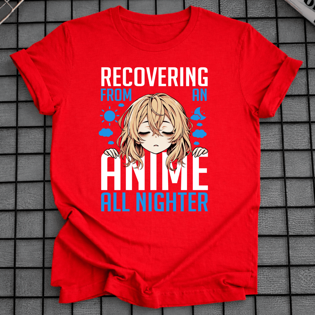 ALL NIGHTER ANIME GIRL T-SHIRT