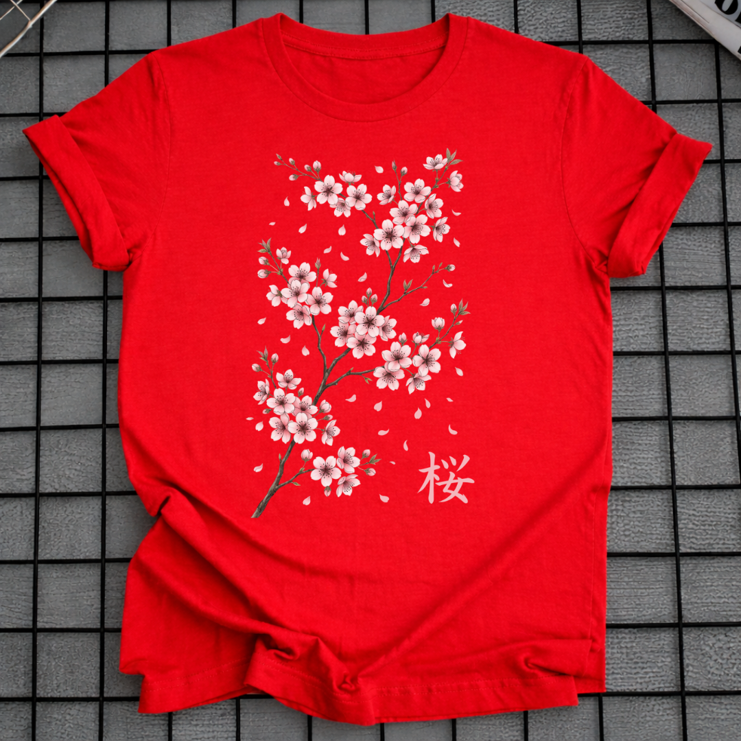KIRSCHBLÜTEN FRÜHLINGS-T-SHIRT