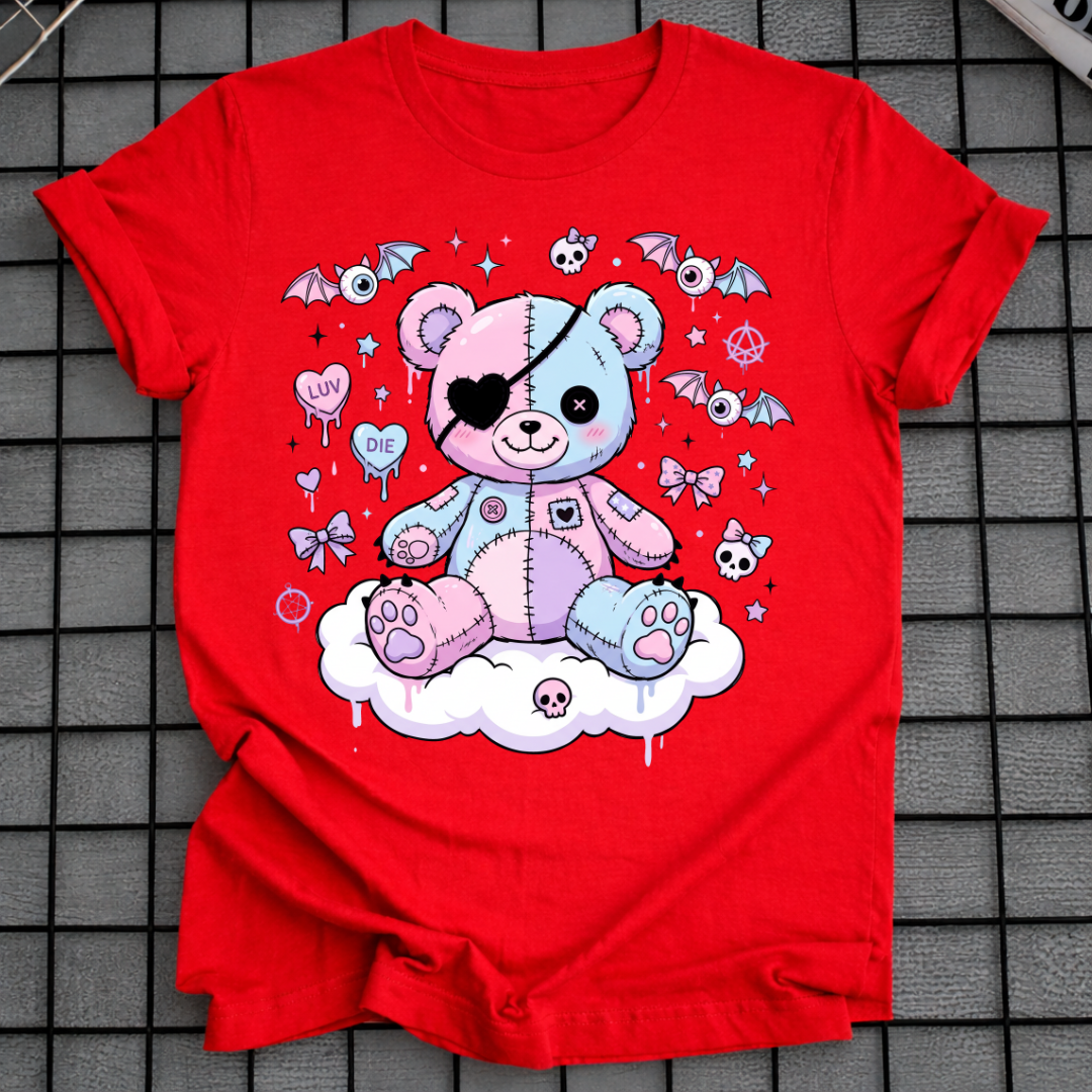 PASTEL-GOTH-BÄREN-T-SHIRT