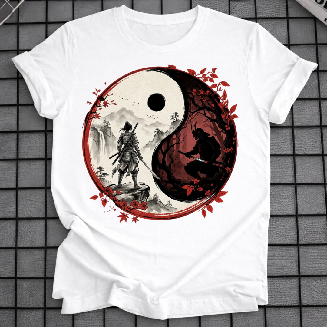 SAMURAI YIN YANG T-SHIRT
