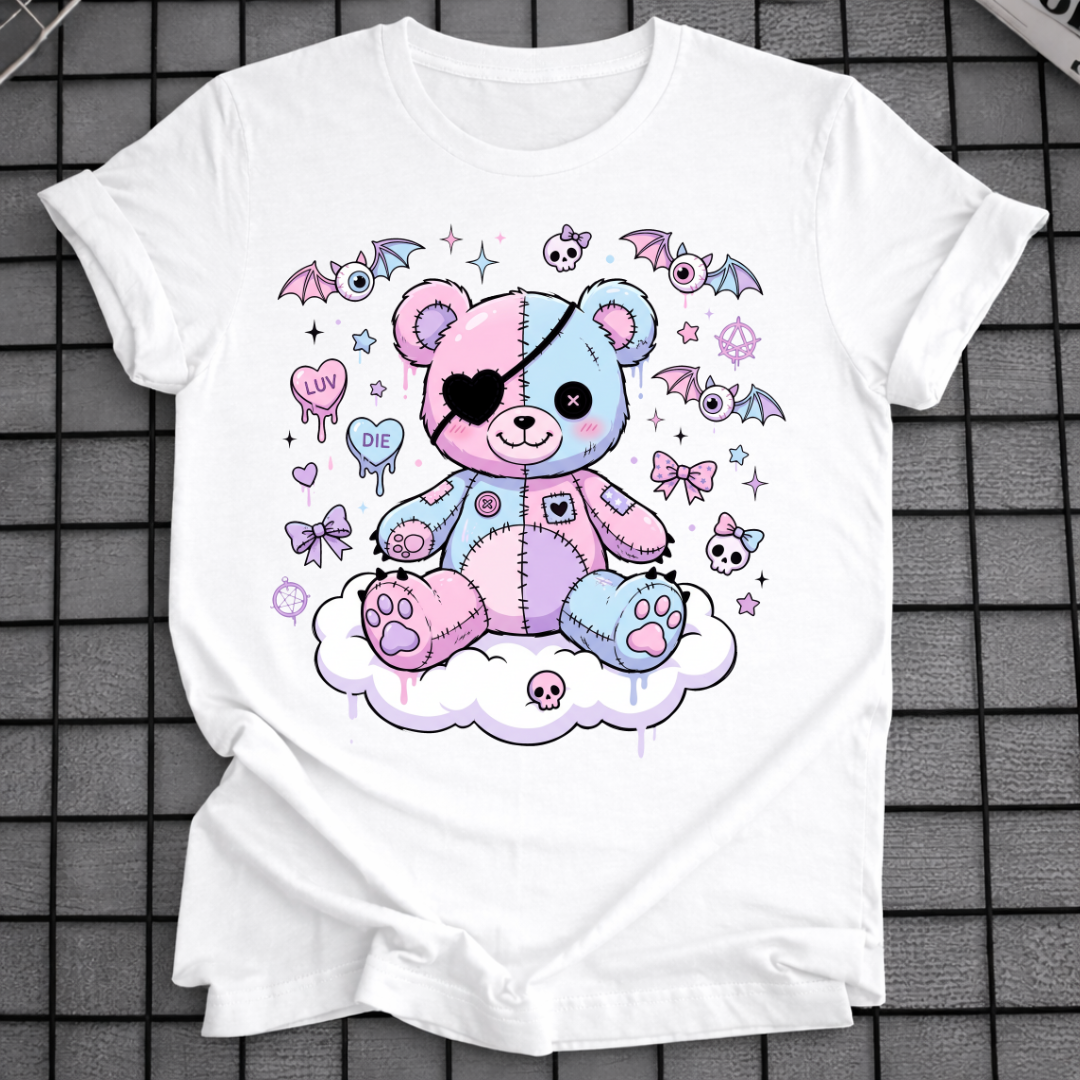 PASTEL-GOTH-BÄREN-T-SHIRT