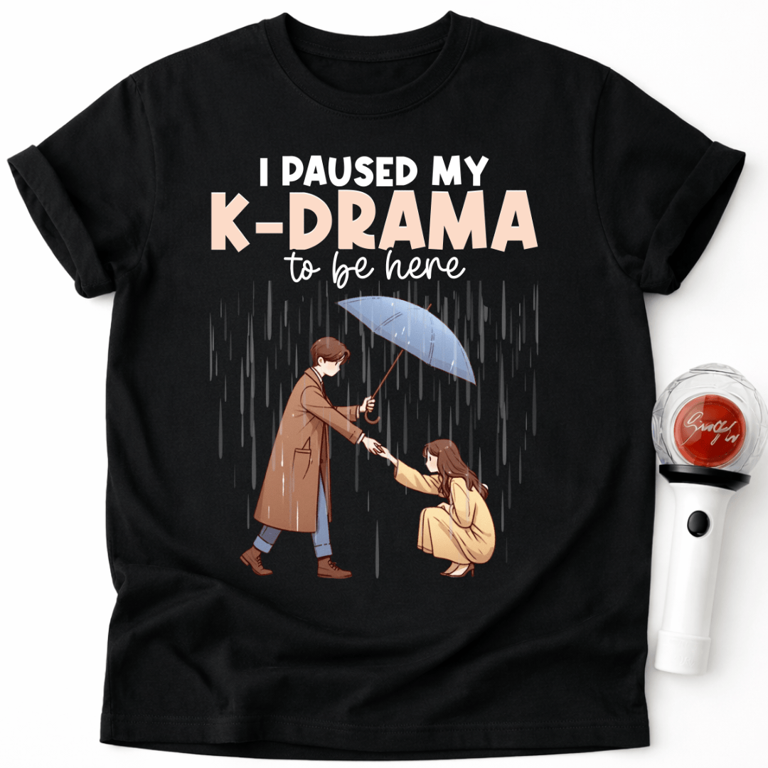 ICH HABE MEIN K-DRAMA PAUSIERT, UM HIER ZU SEIN T-SHIRT