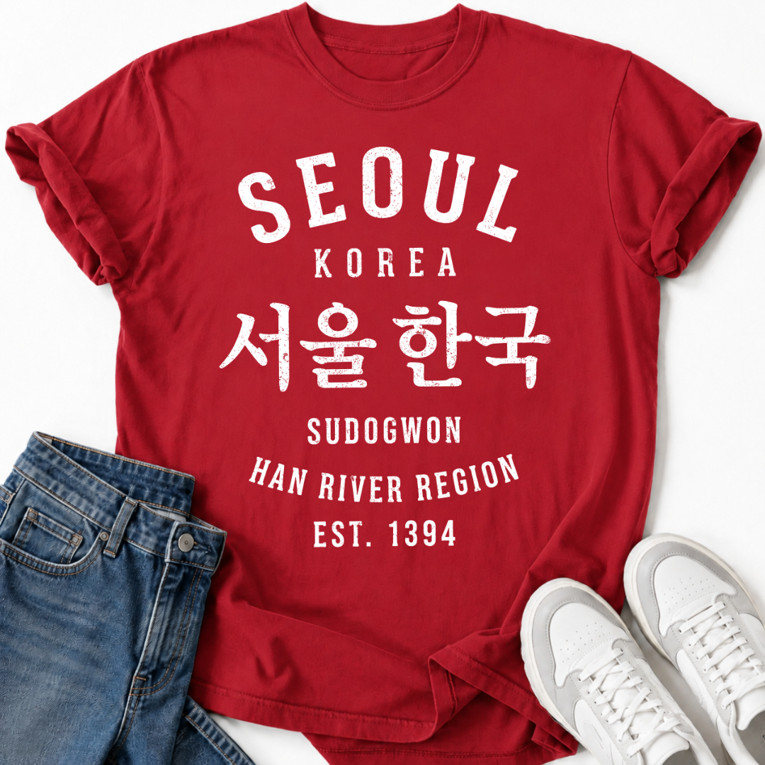 SEOUL KOREA CITY HANGUL T-SHIRT
