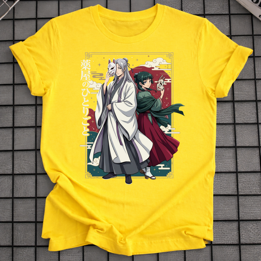 Krieger Kitsune Masken T-Shirt