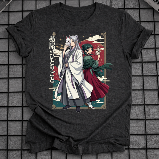 Krieger Kitsune Masken T-Shirt