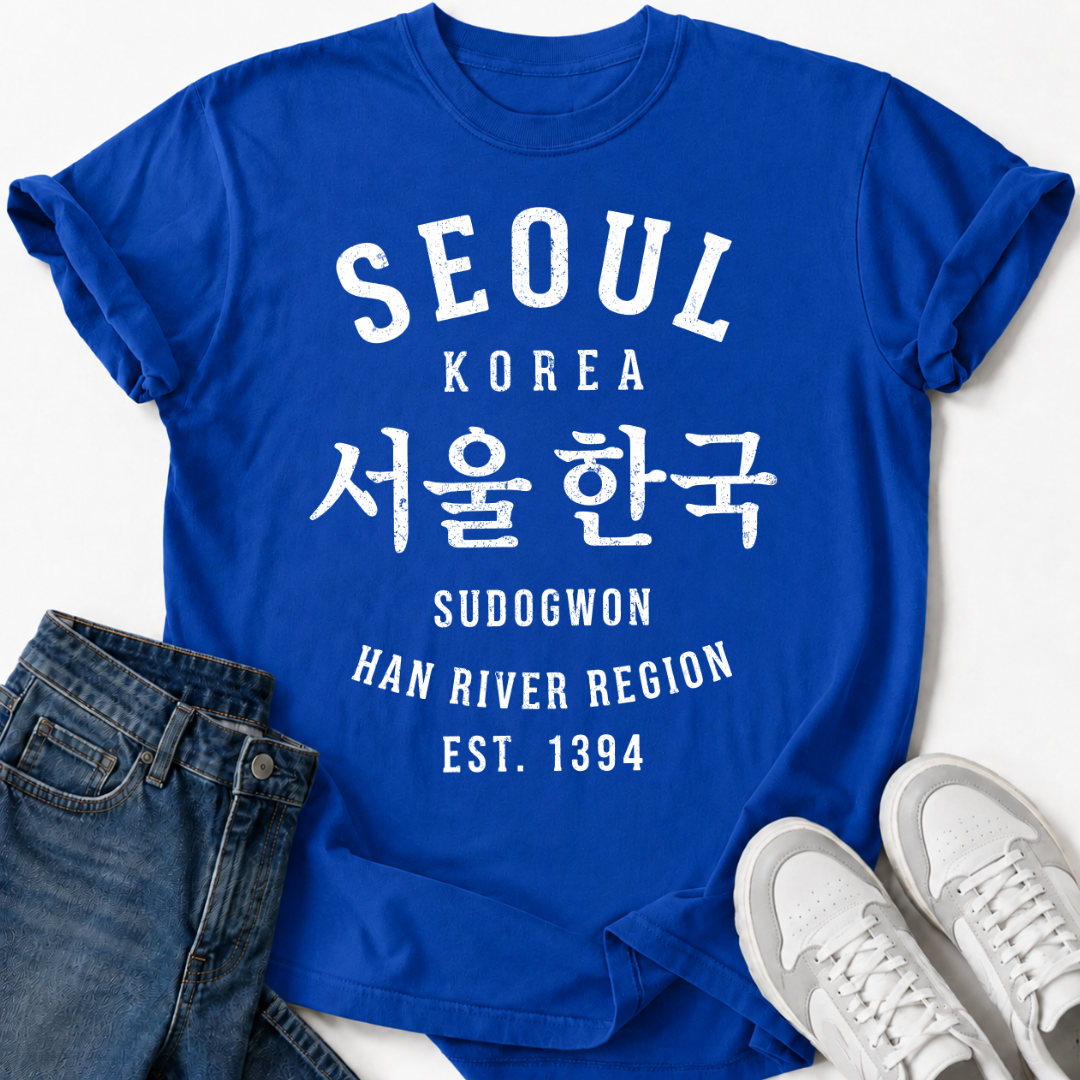 SEOUL KOREA CITY HANGUL T-SHIRT