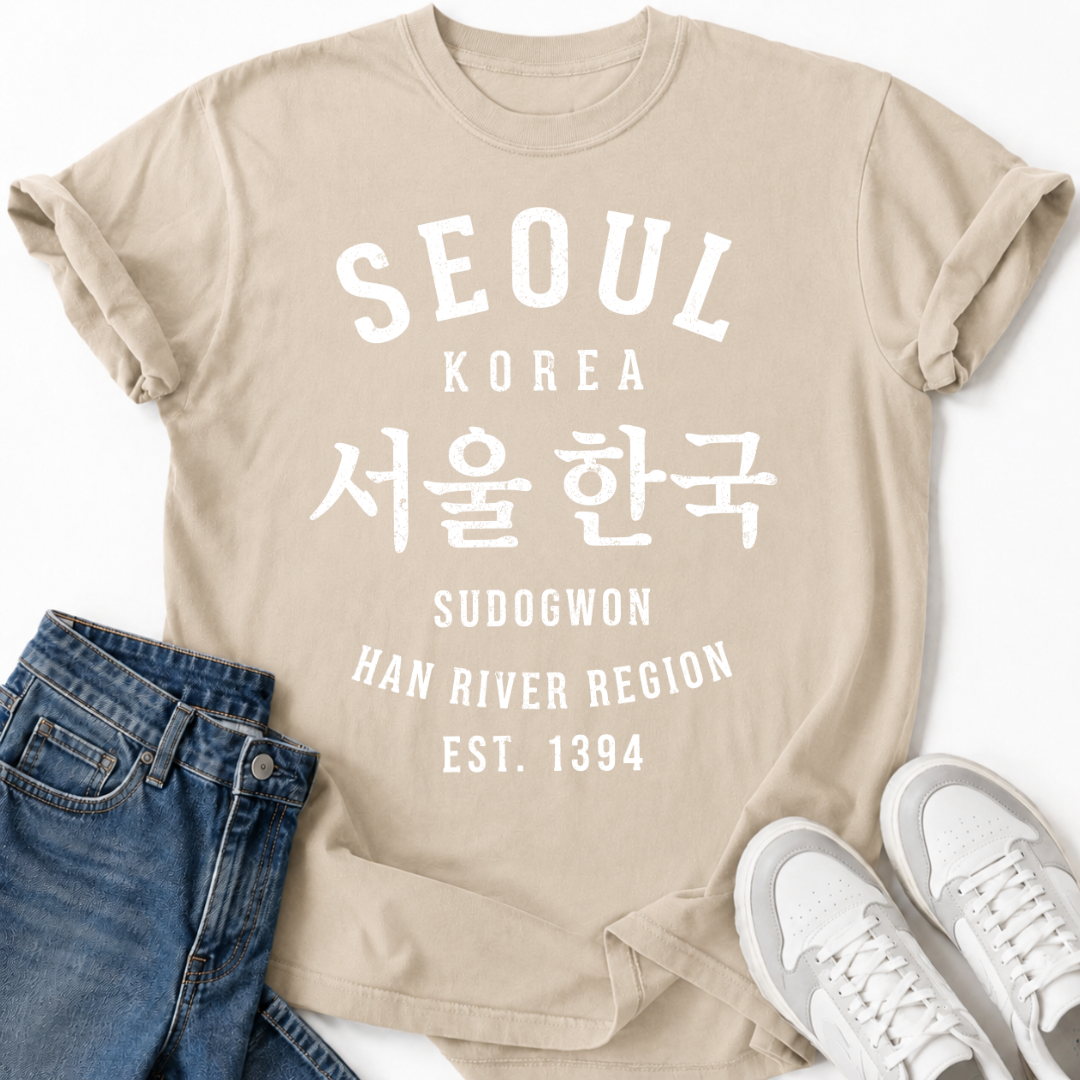 SEOUL KOREA CITY HANGUL T-SHIRT