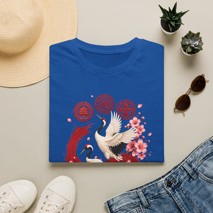 ARIRANG FLORAL CRANE T-SHIRT