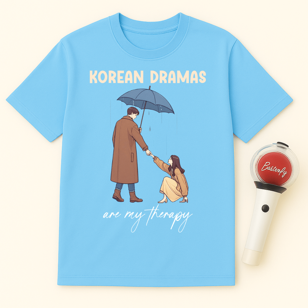 KOREAN DRAMAS ARE MY THERAPY UNISEX T-SHIRT