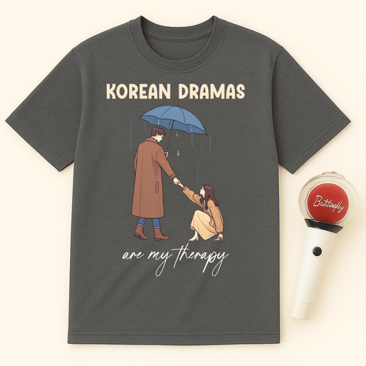 KOREAN DRAMAS ARE MY THERAPY UNISEX T-SHIRT