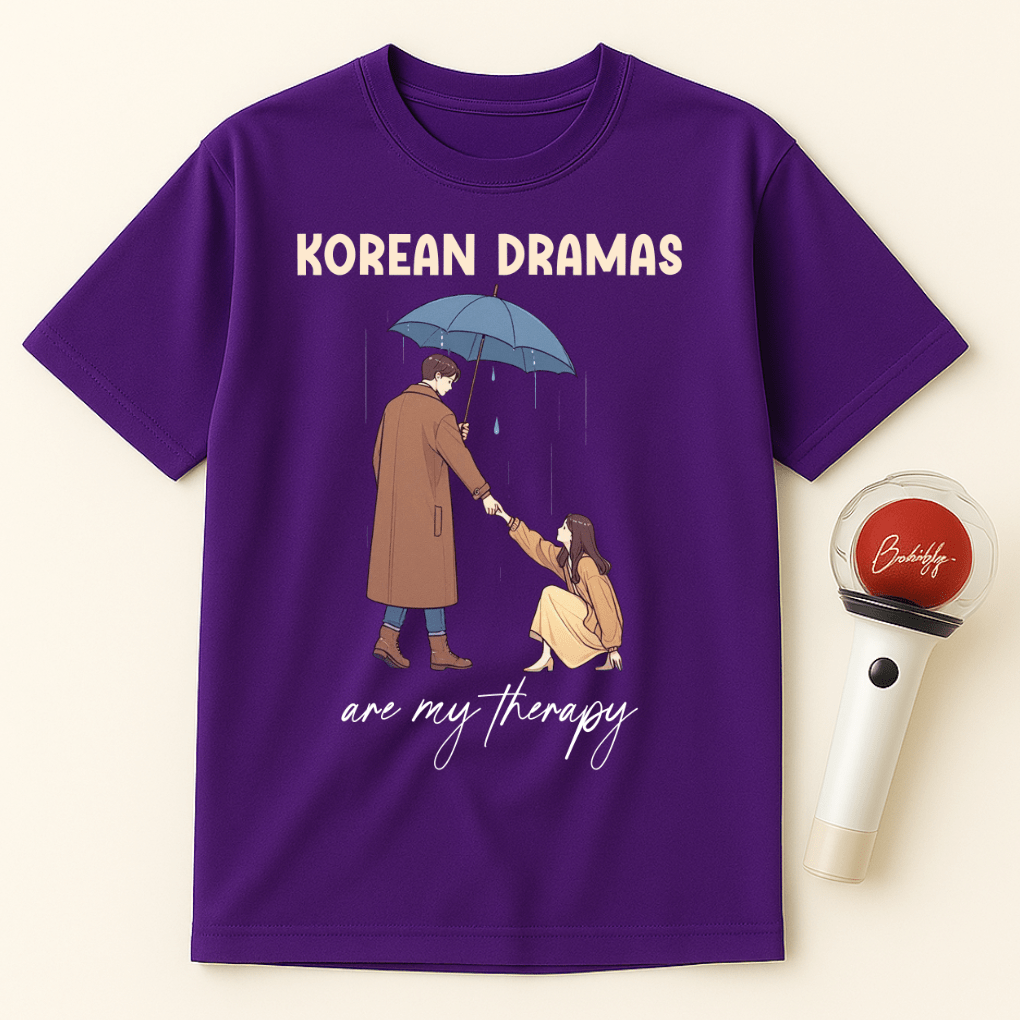 KOREAN DRAMAS ARE MY THERAPY UNISEX T-SHIRT