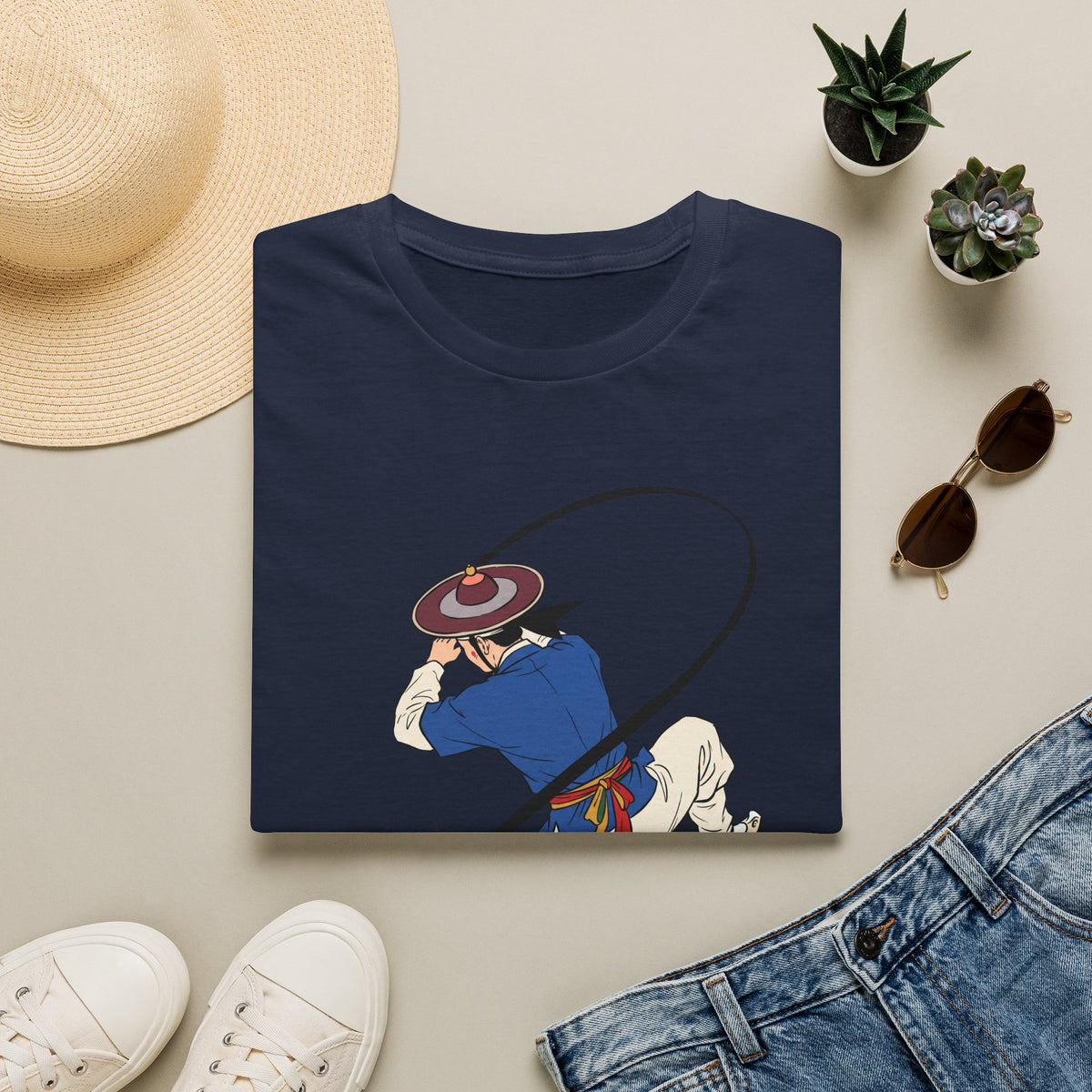 Cowboy Roper Graphic T-Shirt — Western Rodeo Roping Design