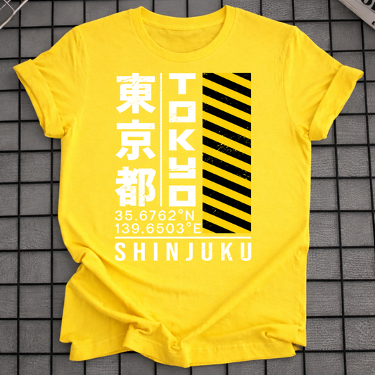 TOKYO SHINJUKU COORDINATES T-SHIRT