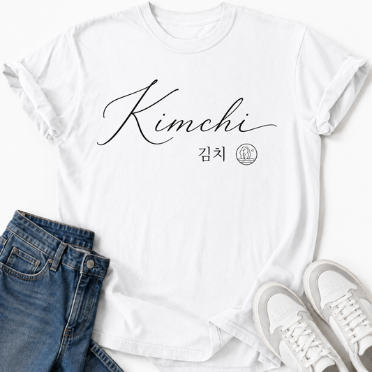 KIMCHI SCRIPT T-SHIRT