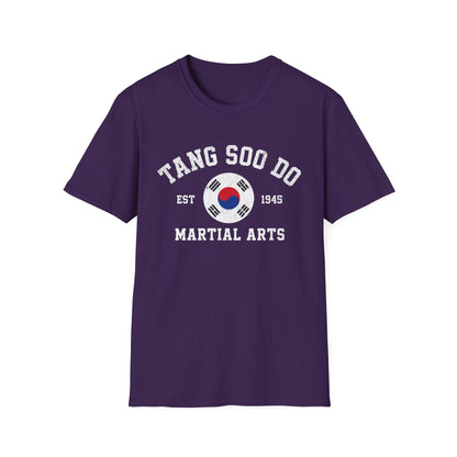 Tang Soo Do Martial Arts T-Shirt – Korean Flag Tae Kwon Do Training Tee (Est. 1945)