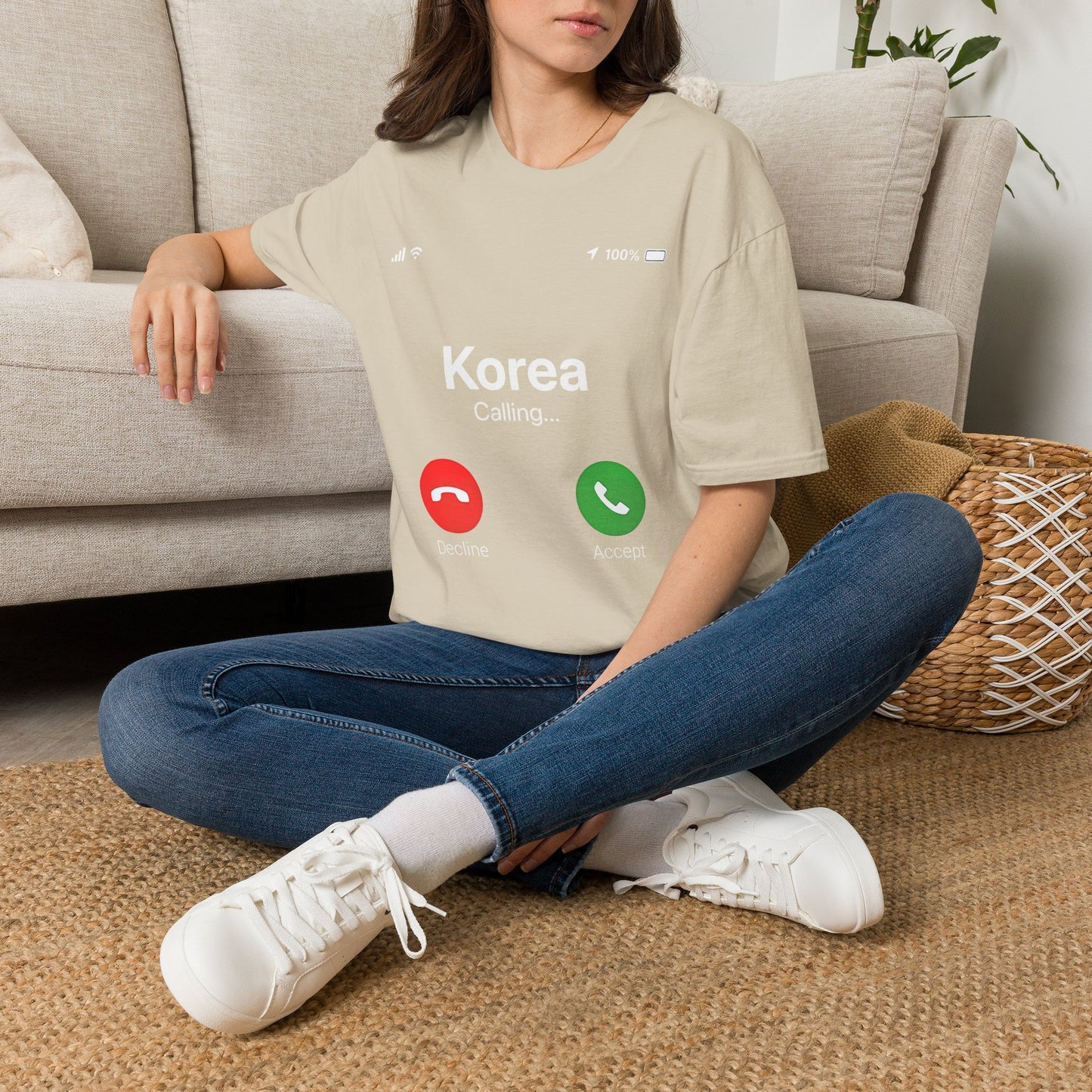 Korea Calling T-Shirt — Travel & Korea Lover Graphic Tee