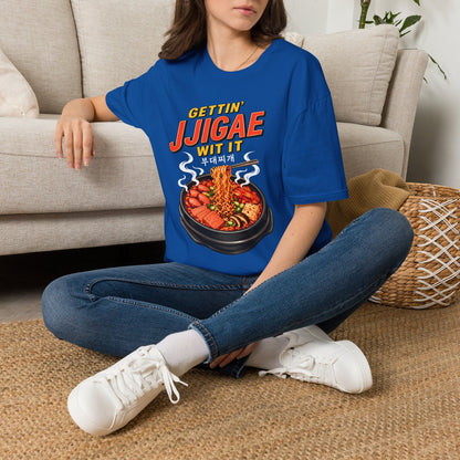 T-Shirt — "Gettin' Jjigae Wit It" Korean Stew Graphic Tee