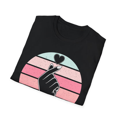 Heart Hand Graphic Unisex Softstyle T-Shirt - Ideal for Casual Wear & Gifts
