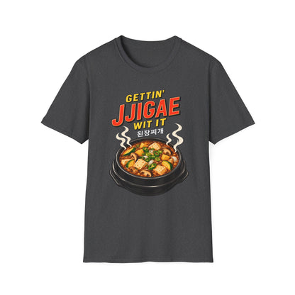 T-Shirt — "Gettin' Jjigae Wit It" Korean Stew Graphic Tee