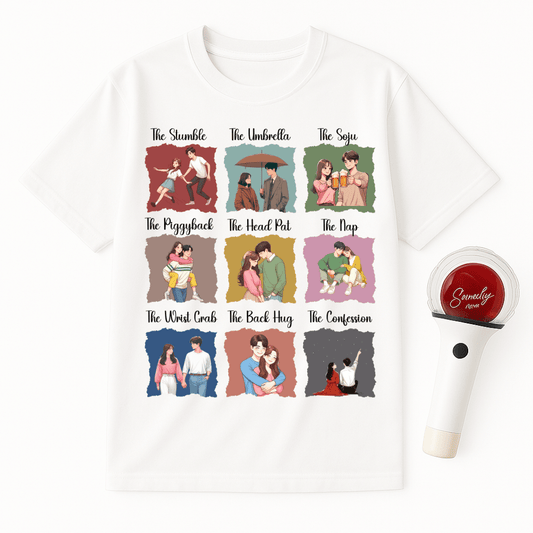 K-DRAMA COUPLE MOMENTS UNISEX T-SHIRT
