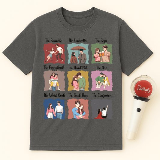 K-DRAMA COUPLE MOMENTS UNISEX T-SHIRT
