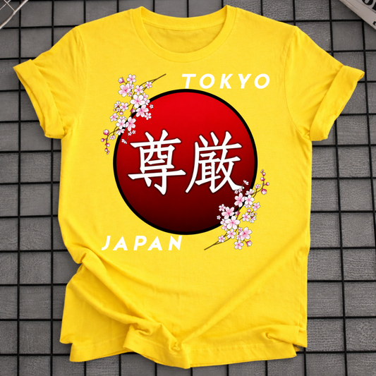 TOKYO JAPAN CHERRY BLOSSOM T-SHIRT