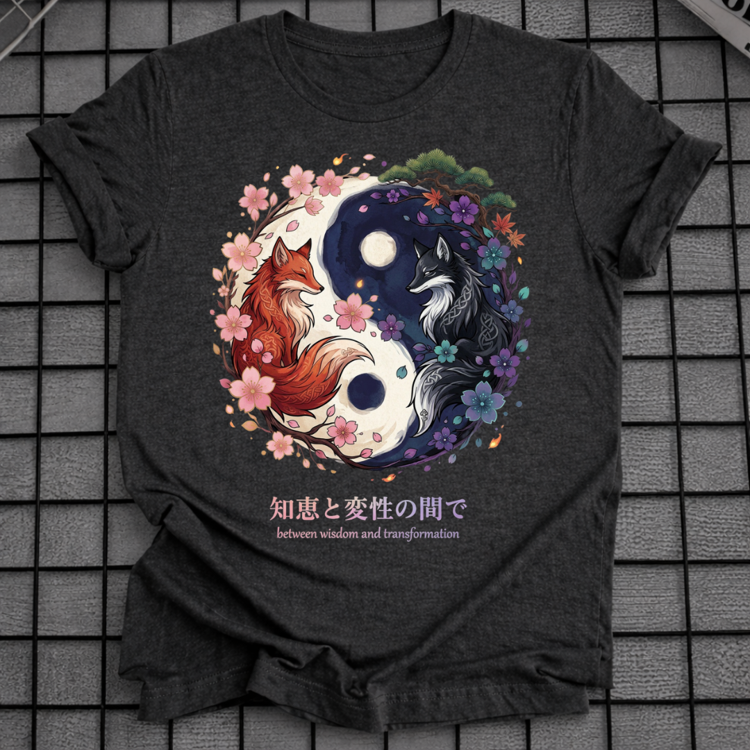 YIN YANG KITSUNE FOX T-SHIRT
