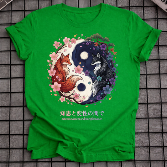 YIN YANG KITSUNE FUCHS T-SHIRT