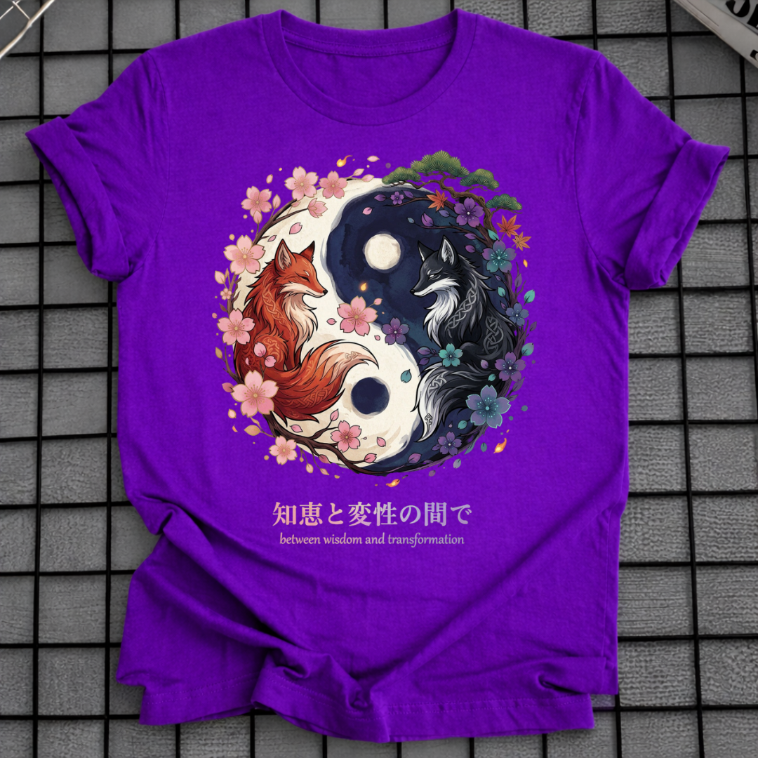 YIN YANG KITSUNE FOX T-SHIRT