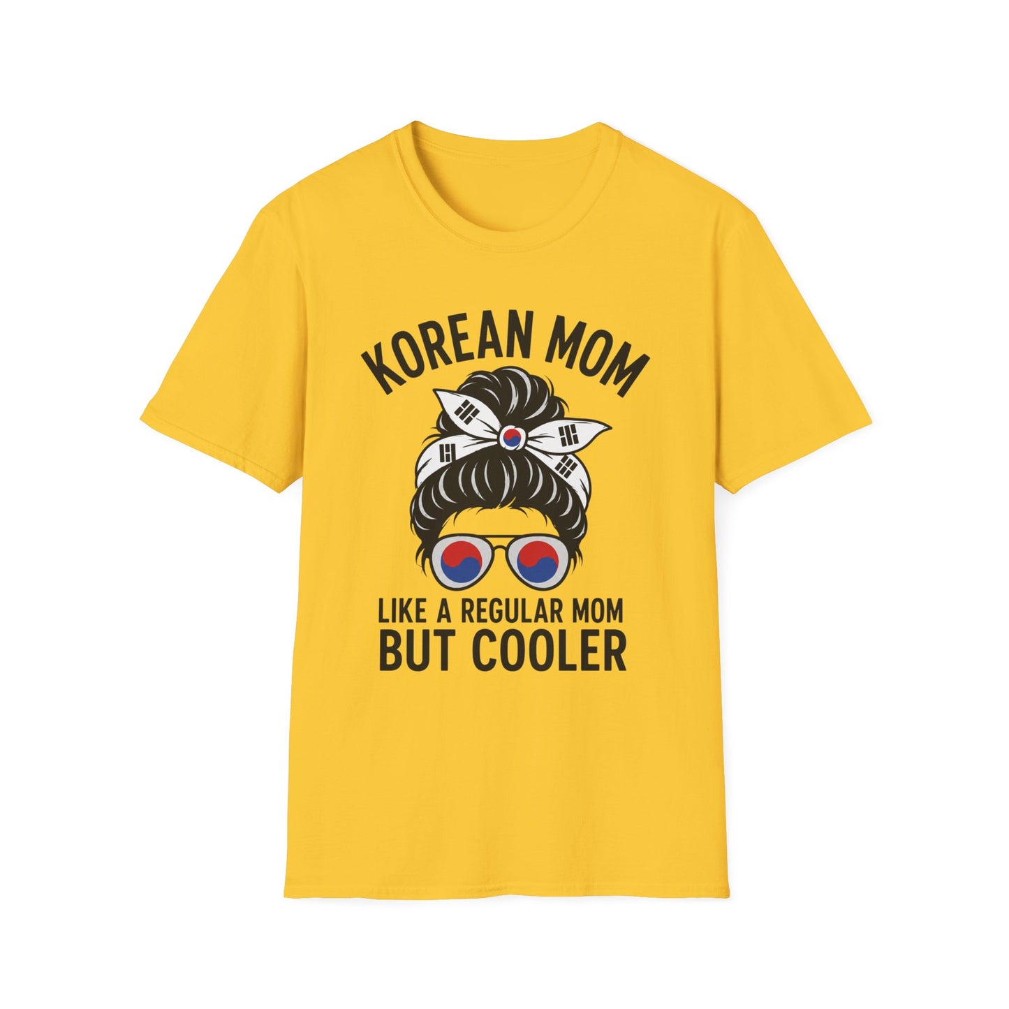 Korean Mom T-Shirt — "Like a Regular Mom But Cooler" Stylish Korean Pride Top