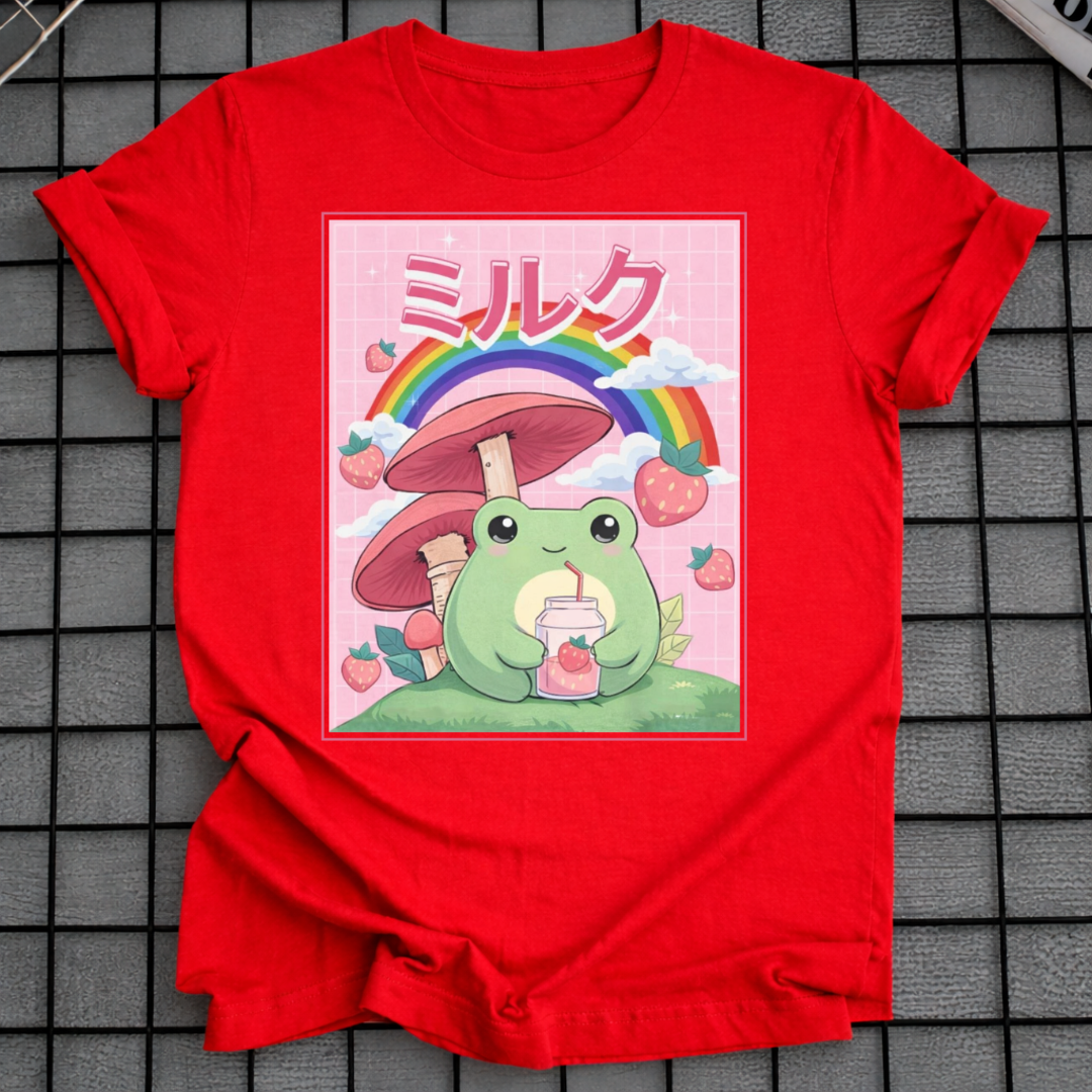 FROSCH-ERDBEER-T-SHIRT