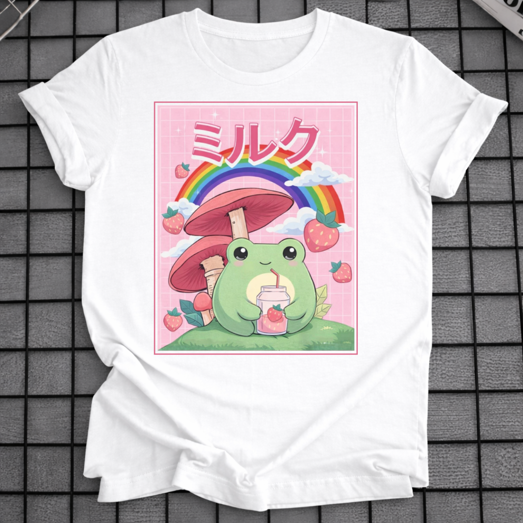FROSCH-ERDBEER-T-SHIRT