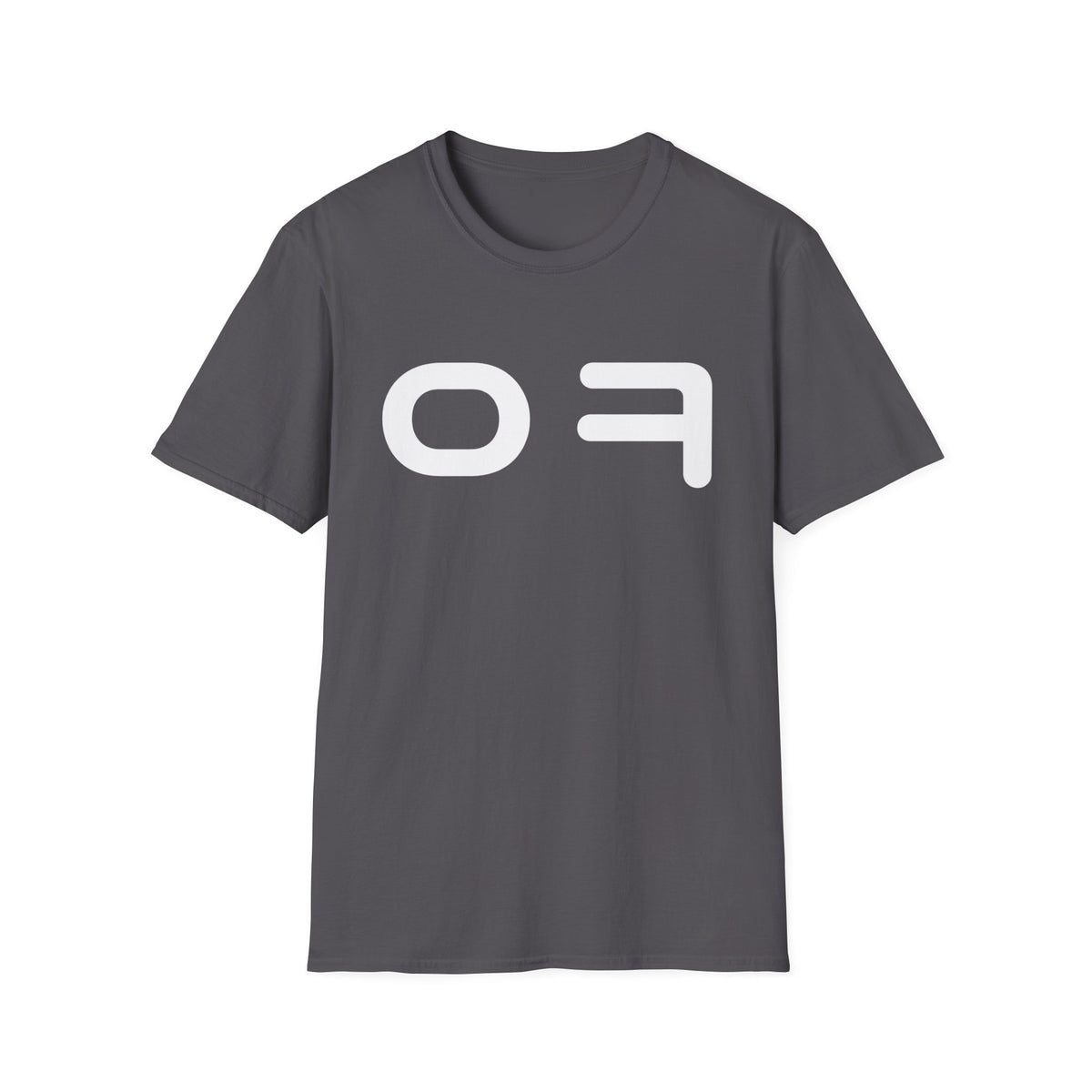 OF Minimalist Graphic T‑Shirt — Bold White Logo Tee