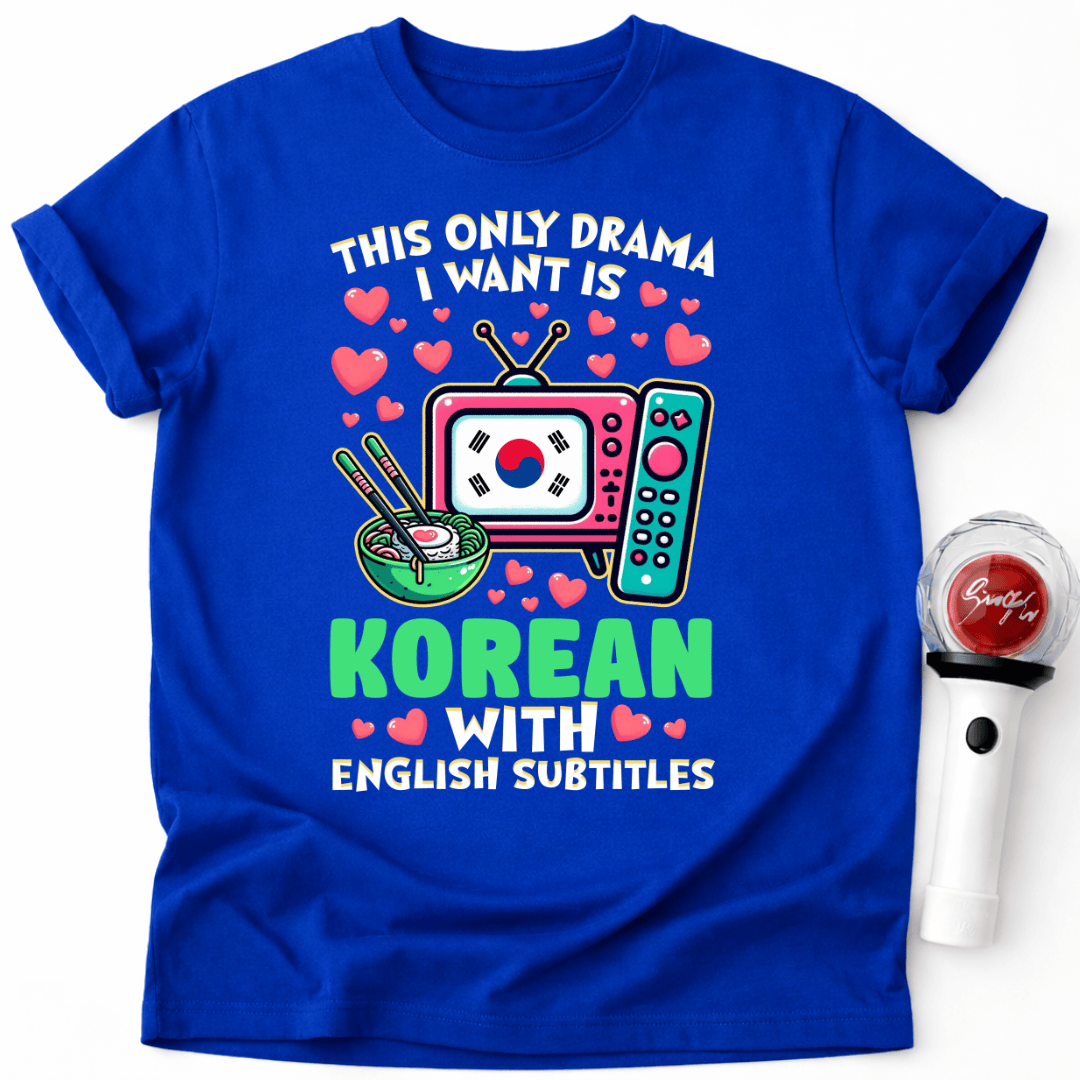 T-SHIRT KOREANISCH MIT UNTERTITELN