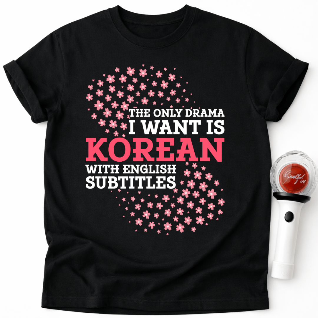 KOREAN WITH ENGLISH SUBTITLES T-SHIRT
