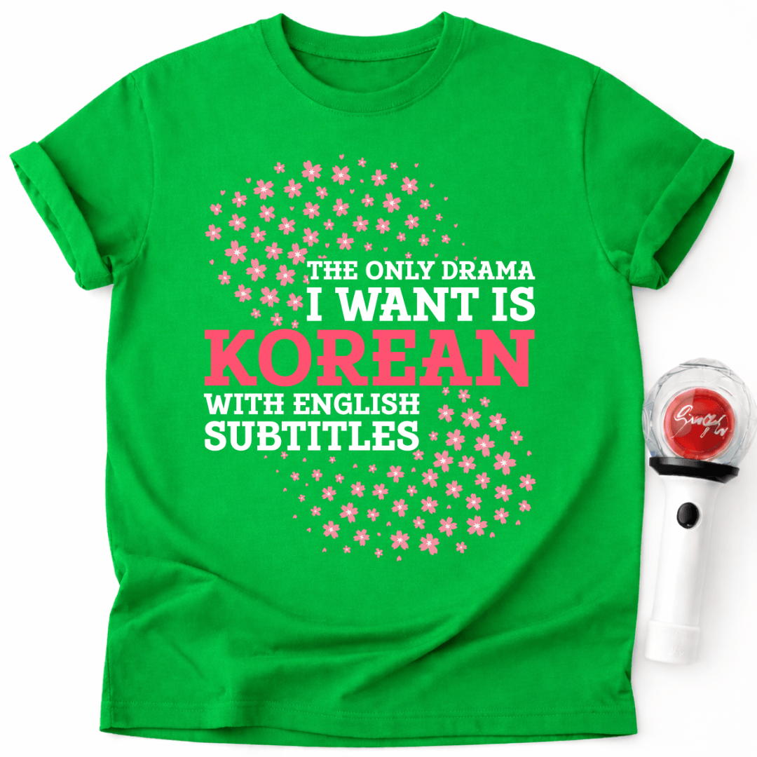 KOREAN WITH ENGLISH SUBTITLES T-SHIRT