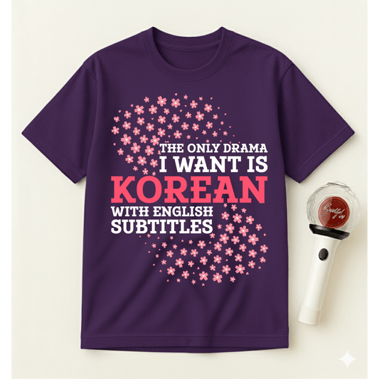 KOREAN WITH ENGLISH SUBTITLES T-SHIRT