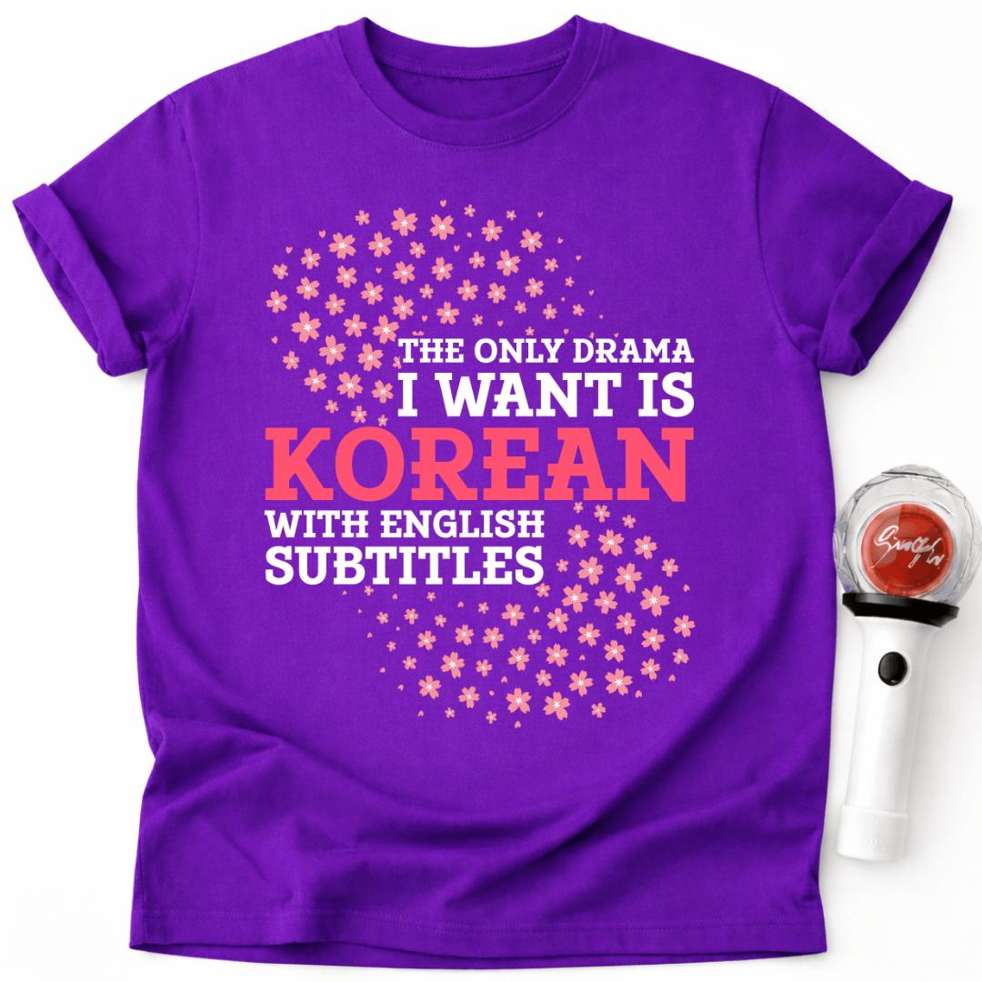 KOREAN WITH ENGLISH SUBTITLES T-SHIRT