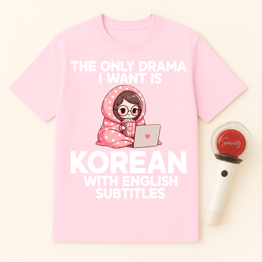 KOREAN DRAMA WITH ENGLISH SUBTITLES UNISEX T-SHIRT