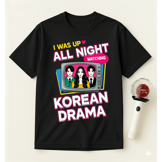 WATCHING KOREAN DRAMA T-SHIRT