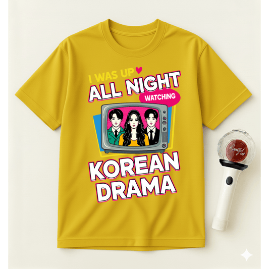 WATCHING KOREAN DRAMA T-SHIRT