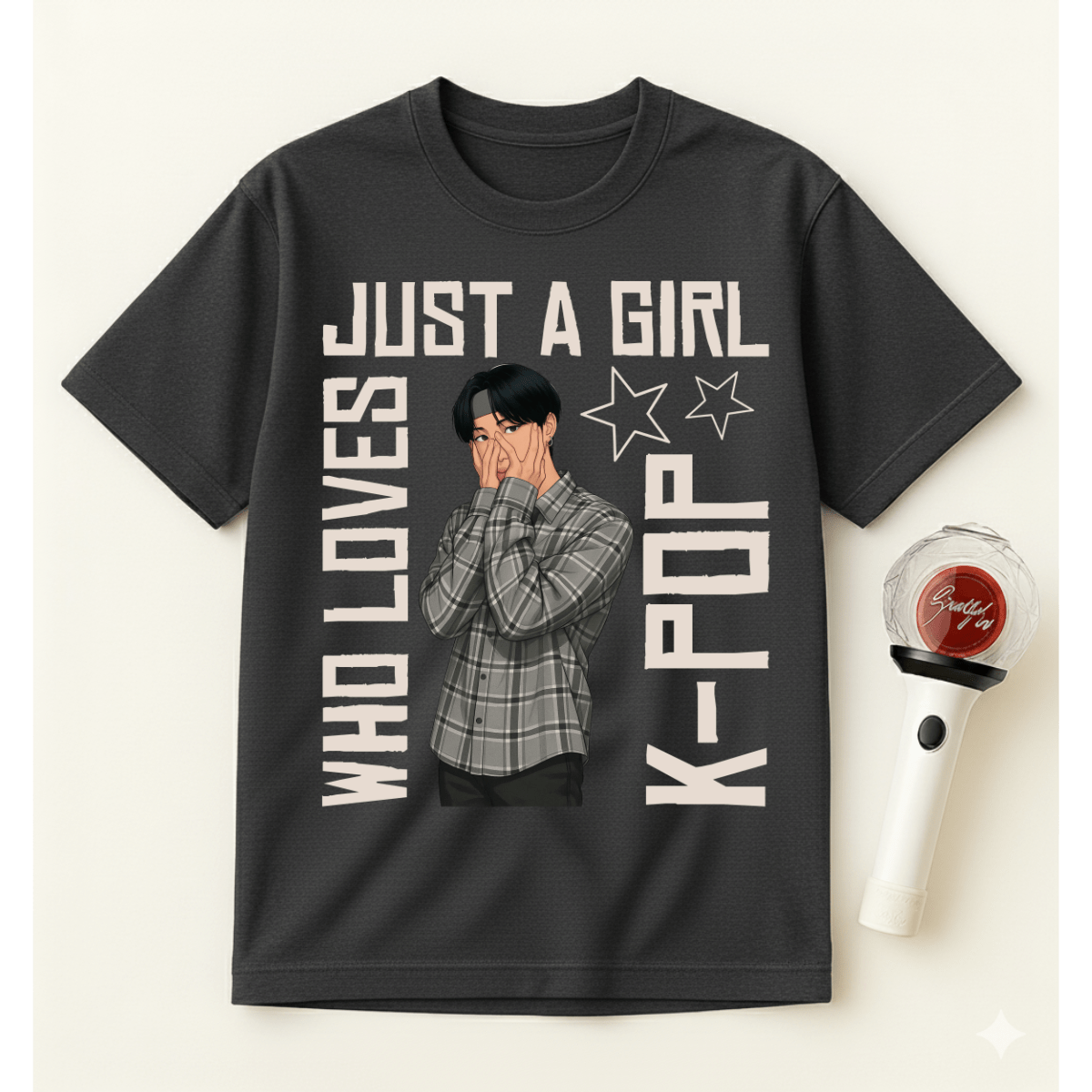 JUST A GIRL WHO LOVES K-POP T-SHIRT