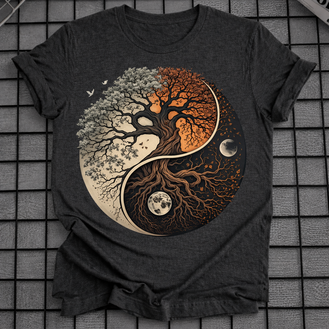 YIN YANG BAUM T-SHIRT