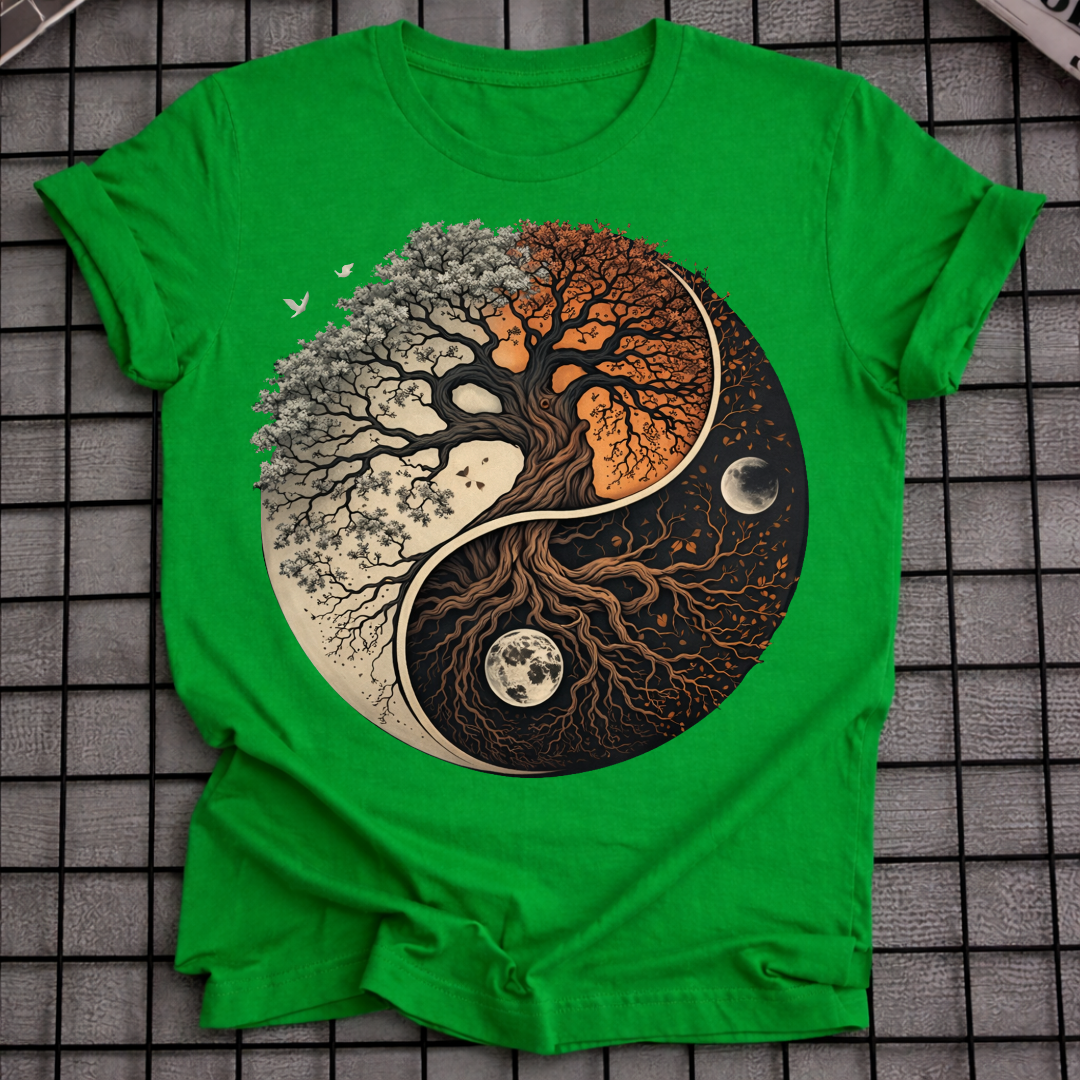 YIN YANG BAUM T-SHIRT