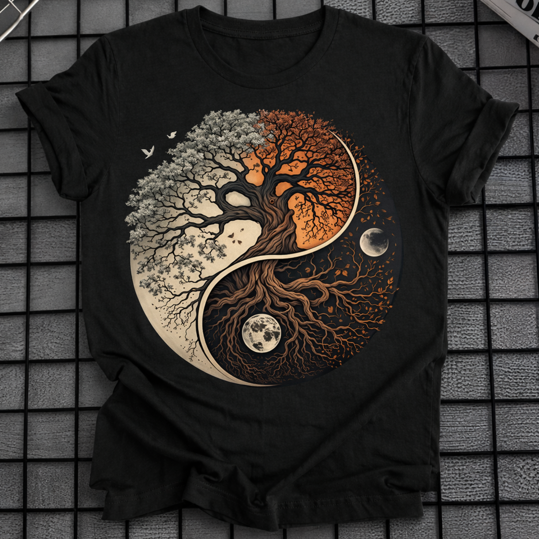 YIN YANG BAUM T-SHIRT