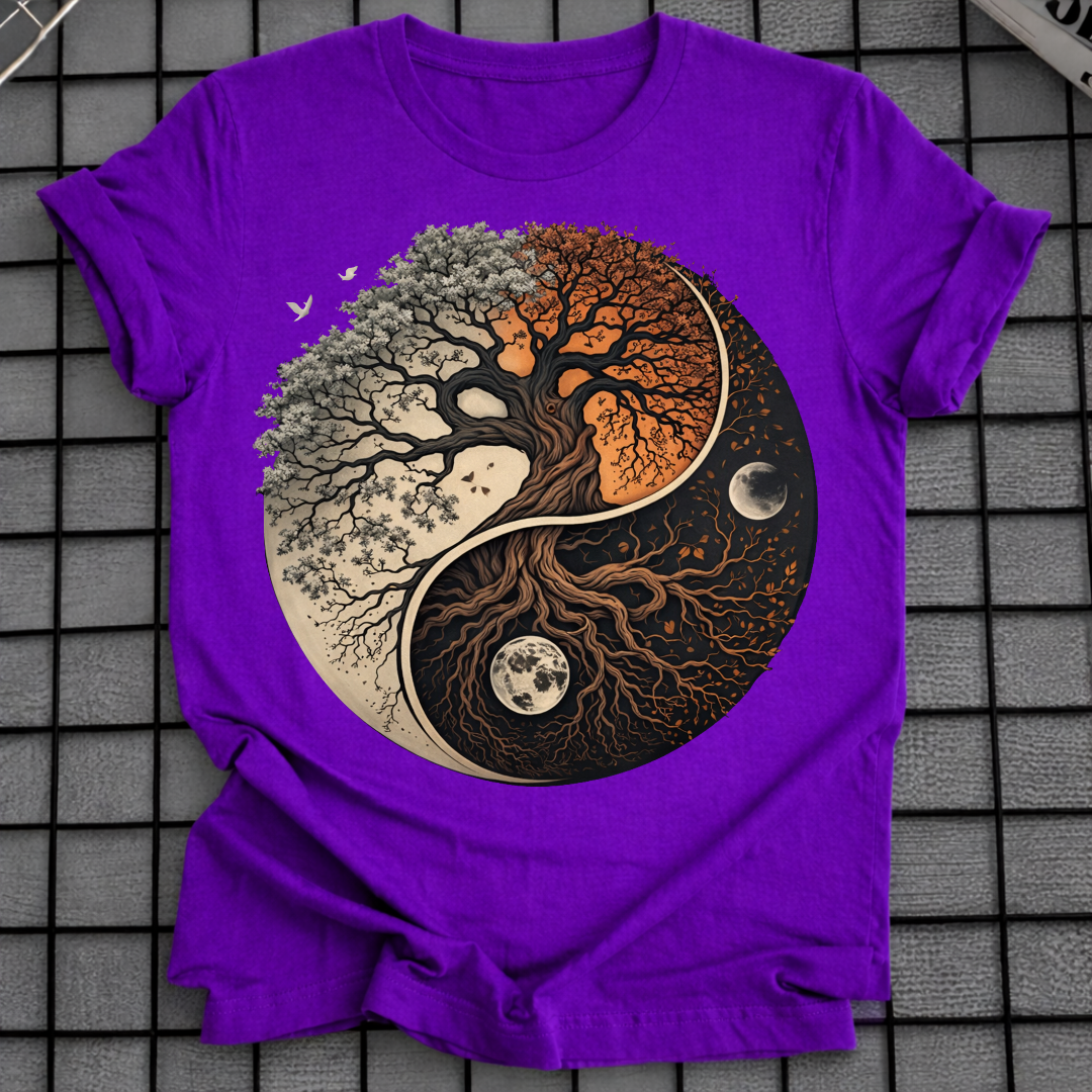 YIN YANG BAUM T-SHIRT