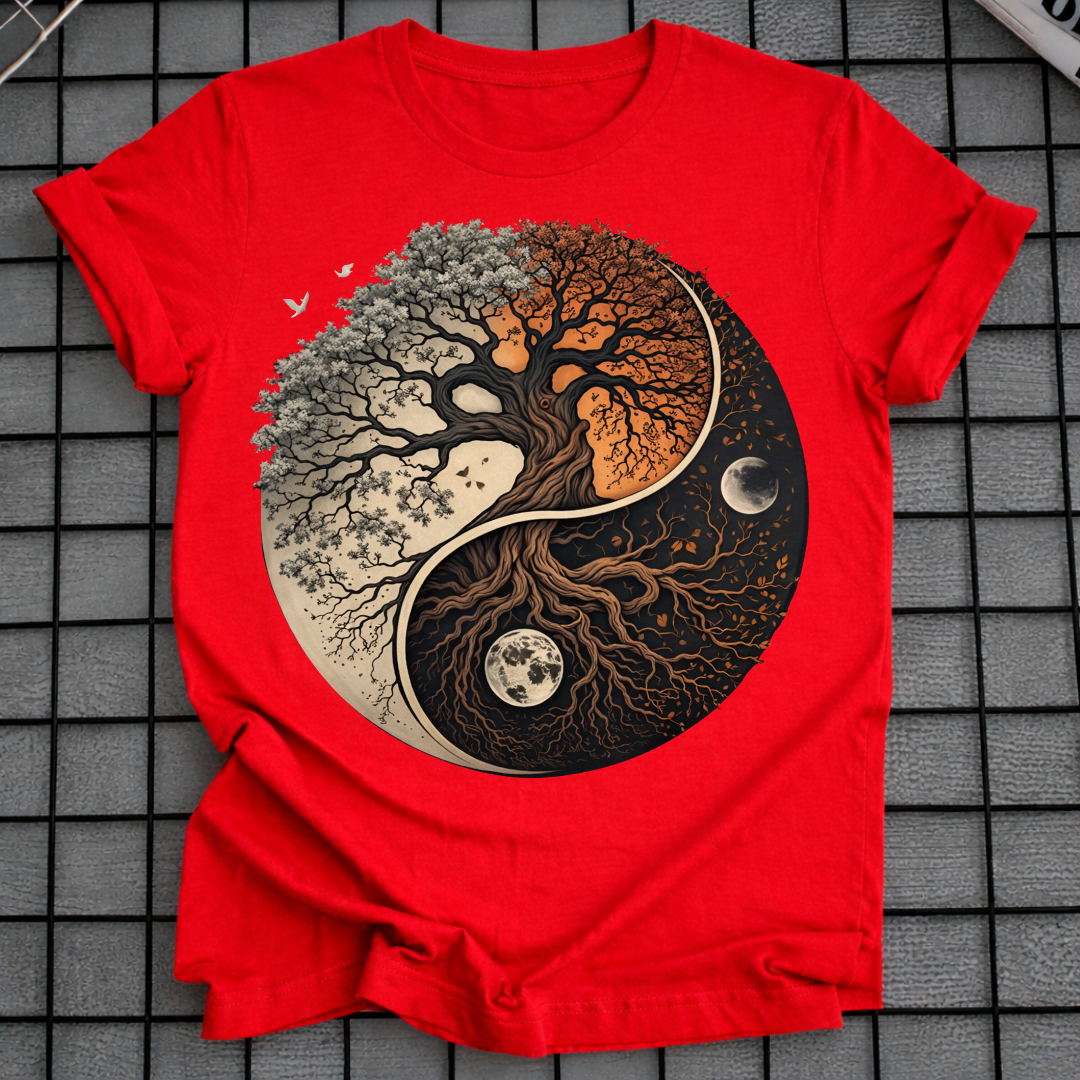 YIN YANG BAUM T-SHIRT