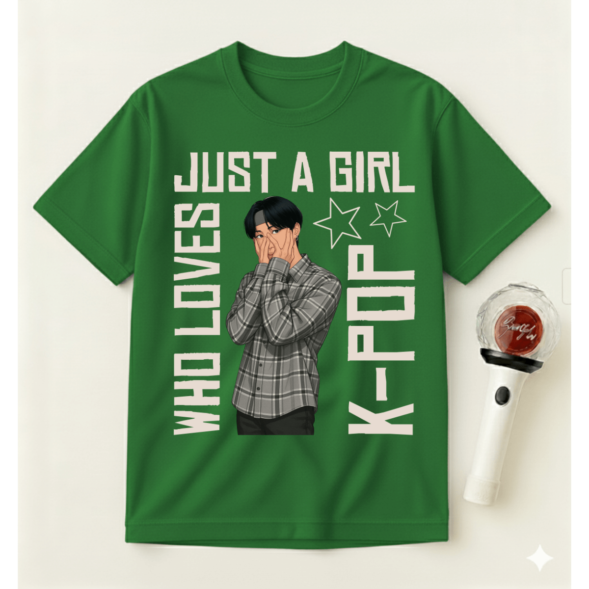 JUST A GIRL WHO LOVES K-POP T-SHIRT