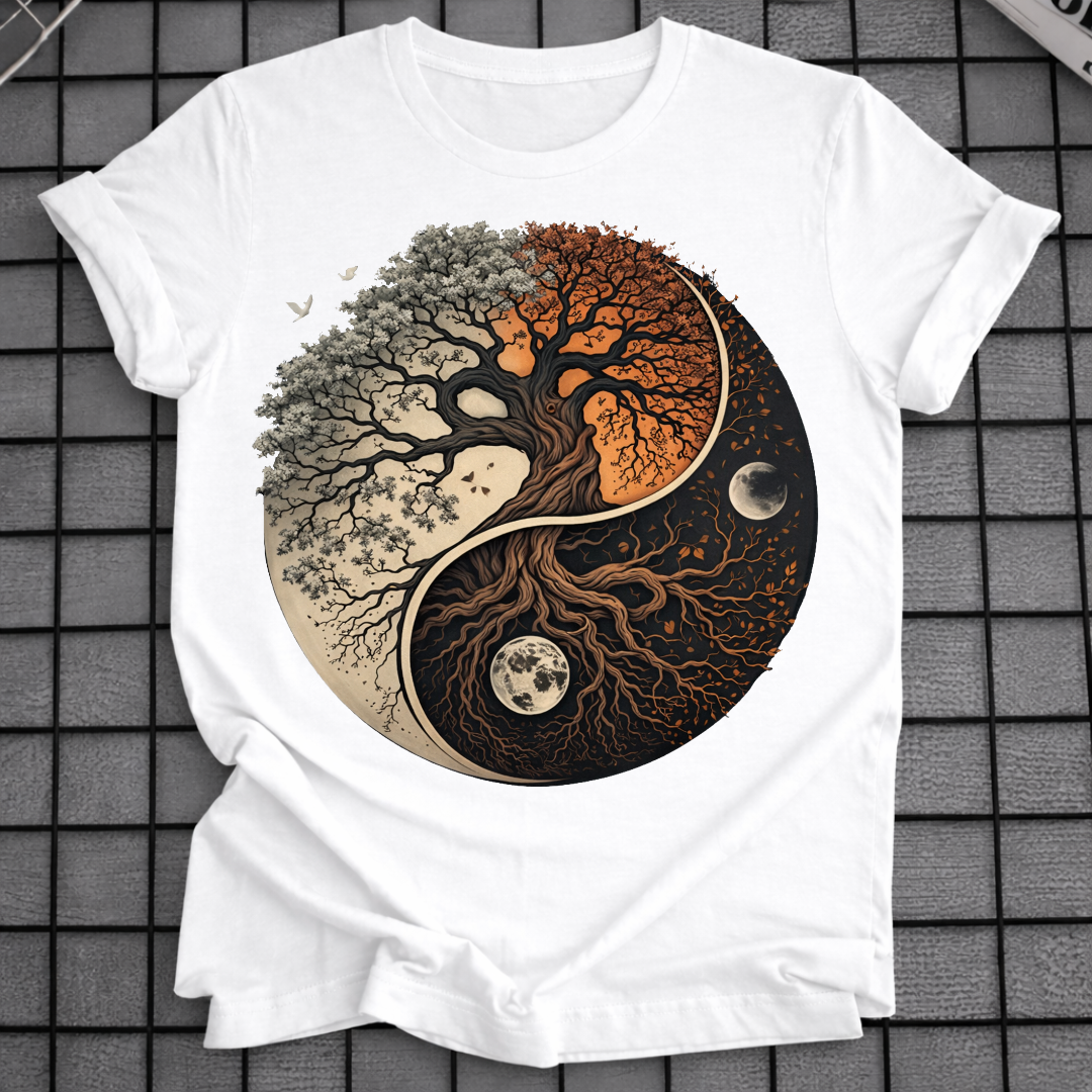 YIN YANG BAUM T-SHIRT