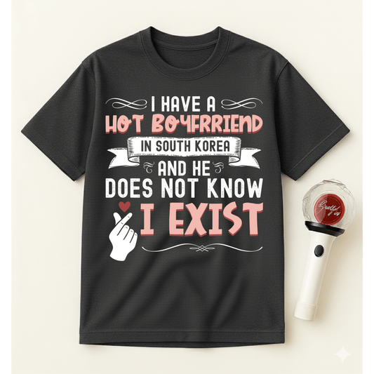 HOT BOYFRIEND IN KOREA T-SHIRT